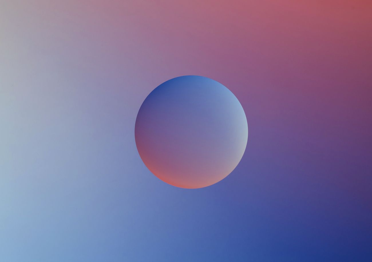 Moon in pastel